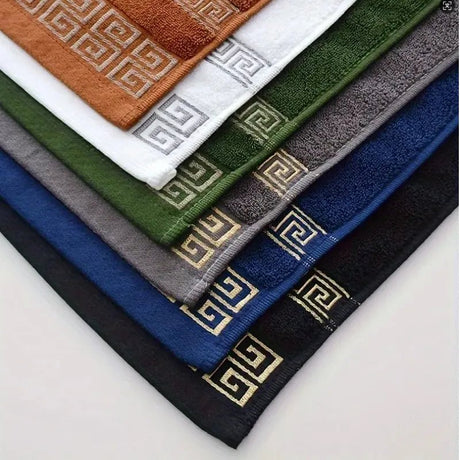 2PCS Green Bath Towels Set - Julia M LifeStyles