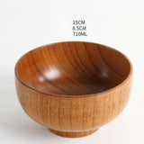 Elegantly Crafted Japanese Jujube Wooden Bowl