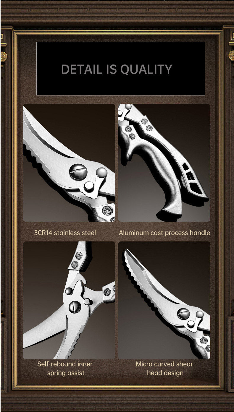 Chicken Bone Scissors Food Scissors Cooked Chicken Goose Duck Barbecue Scissors Home Kitchen Outdoor Scissors Barbecue Scissors - Julia M LifeStyles