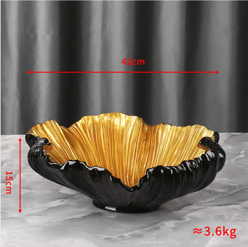 Luxury Ocean-Inspired Serving Dish – Seafood, Sashimi & Hot Pot Presentation Plate