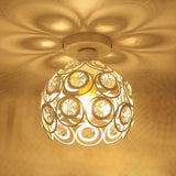 The Lumière Crystal Ceiling Light
