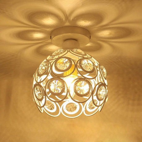 The Lumière Crystal Ceiling Light