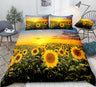 Flower home textile room bedroom bedding sunflower three or four pieces