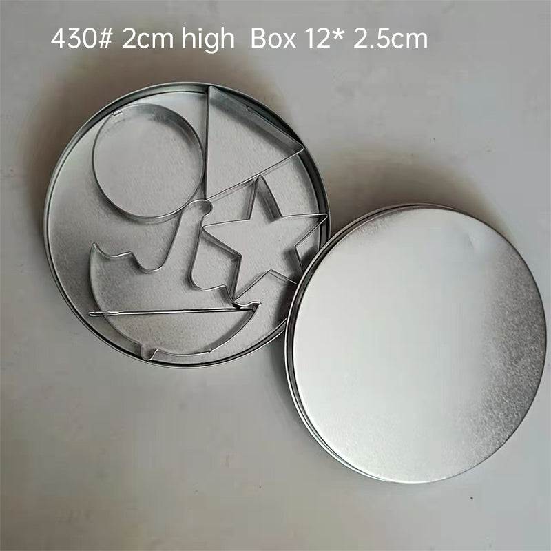 Sugar Candy Tools: Stainless Cutters & Biscuit Kit
