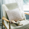 Home Soft Pillow Case in Rich Turmeric & Coffee Tones – 45x45 cm
