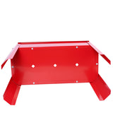 Mini Elevated garden bed, metal elevated outdoor flowerpot box, suitable for backyard and terrace, large flowerpot Red + Steel