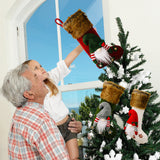 Christmas decoration products, faceless doll plush Christmas socks, creative faceless doll gift socks, elderly socks