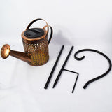 Elegant Solar Wrought Iron Kettle Projection Lamp for Outdoor Décor Julia M Home & Kitchen
