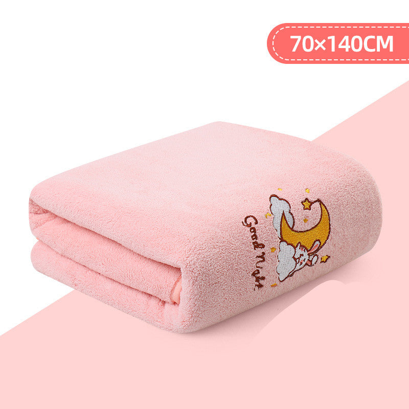Premium Ultra-Absorbent Baby Cotton Bath Towel for Ages 1-4 Months