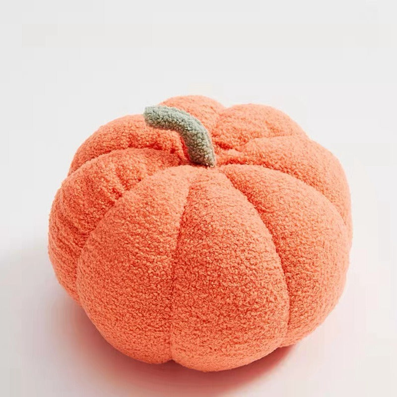 Cute Pumpkin Throw Pillow – Plush Minimalist Sofa & Bedhead Cushion