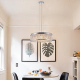 Modern Crystal Ceiling Light – Round Flush Mount Chandelier