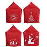 Christmas Bell Chair Cover Snowman Chair Cover Restaurant Bar Table Decoration