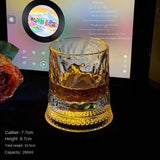 Luminous Rotating Whiskey Glass Tumbler