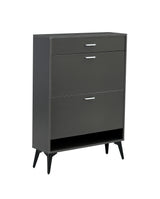 Shoe Cabinet , Shoe storage shelves, Grey - Julia M LifeStyles