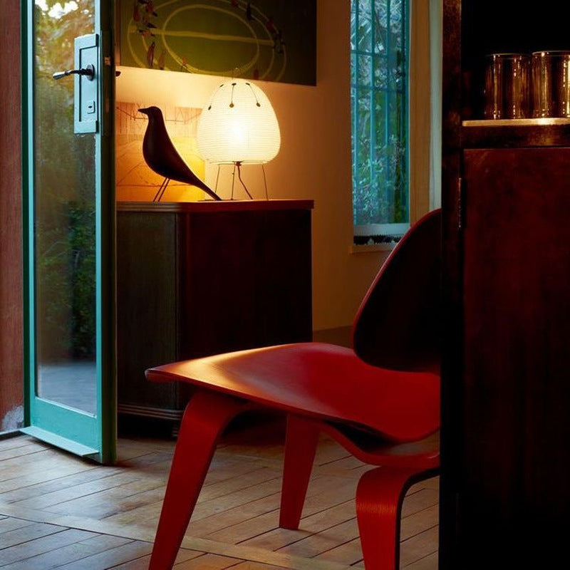 Japanese Retro Rice Paper Wabi Sabi Bedside Lamp - Julia M LifeStyles