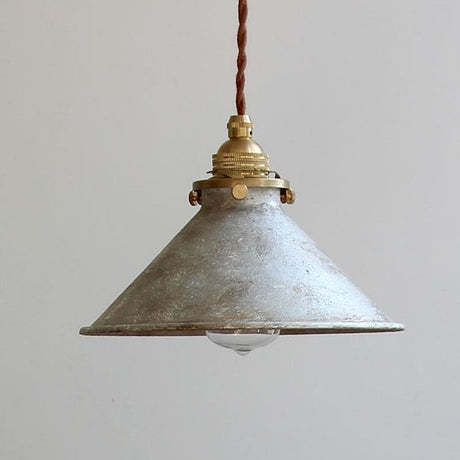 Rustic Iron Rust Pendant Light for Restaurant, Nordic Countryside Retro Cafe
