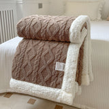 Double-Layer Polar Blanket – Thick Warm Soft Fleece for Cozy Comfort