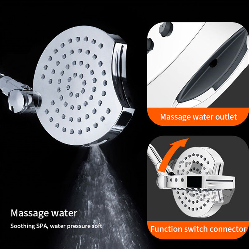 multi-function shower top spray rotating shower head four modes
