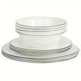 71-Piece Stainless Steel Cookware and Tableware Set