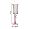Mild Luxury Retro 140ml Striped Glass Goblet