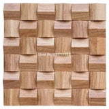 3D Wood Wall Covering Diffuser Mosaic Tile Acoustic Panel for HIFI Stereo Music Restaurant Art Store TV Video Room Wall Decor - Julia M LifeStyles