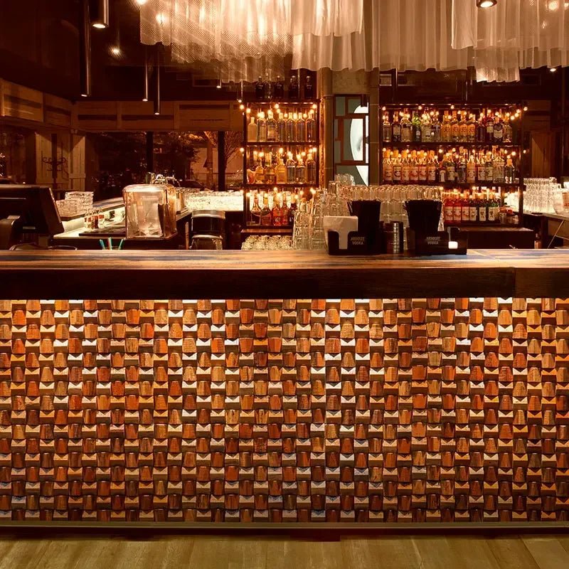 3D Wood Wall Covering Diffuser Mosaic Tile Acoustic Panel for HIFI Stereo Music Restaurant Art Store TV Video Room Wall Decor - Julia M LifeStyles