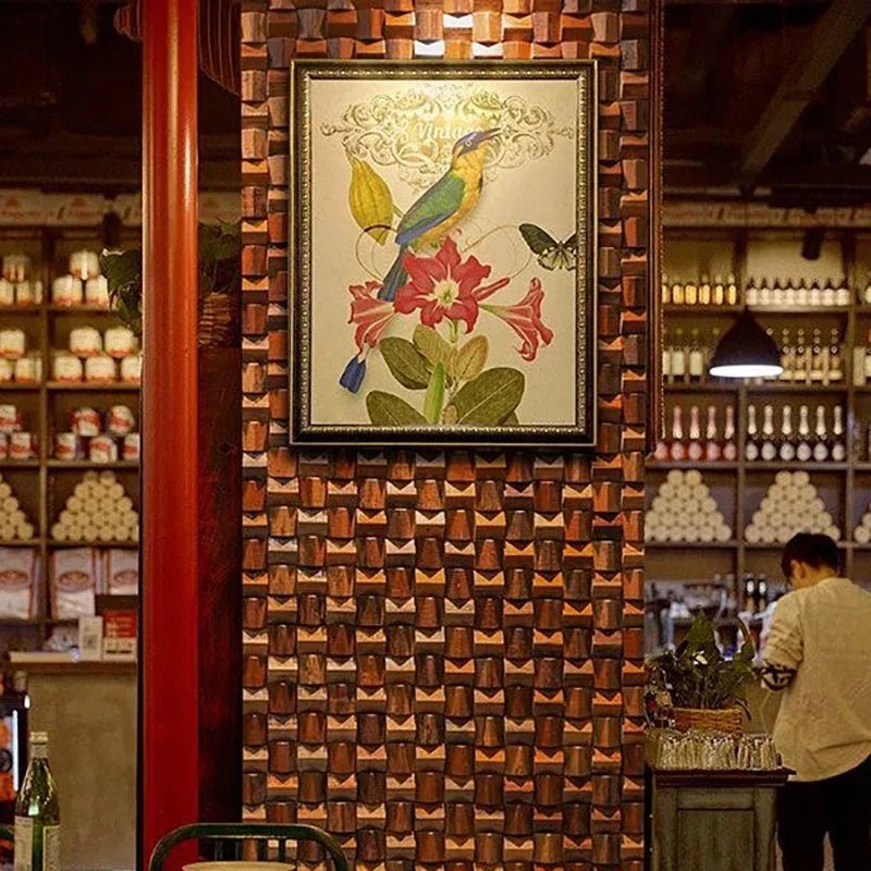 3D Wood Wall Covering Diffuser Mosaic Tile Acoustic Panel for HIFI Stereo Music Restaurant Art Store TV Video Room Wall Decor - Julia M LifeStyles