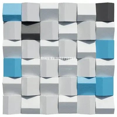 3D Wood Wall Covering Diffuser Mosaic Tile Acoustic Panel for HIFI Stereo Music Restaurant Art Store TV Video Room Wall Decor - Julia M LifeStyles