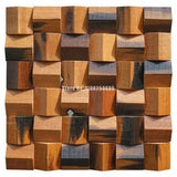3D Wood Wall Covering Diffuser Mosaic Tile Acoustic Panel for HIFI Stereo Music Restaurant Art Store TV Video Room Wall Decor - Julia M LifeStyles