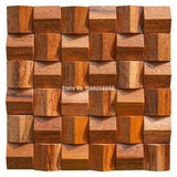 3D Wood Wall Covering Diffuser Mosaic Tile Acoustic Panel for HIFI Stereo Music Restaurant Art Store TV Video Room Wall Decor - Julia M LifeStyles
