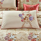 Luxury Jacquard Cotton Bedding Set - King/Queen Size - Julia M LifeStyles