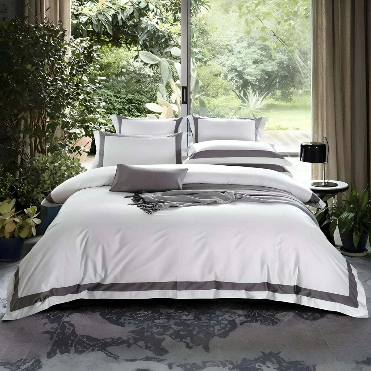 4-Piece Cotton Duvet Cover Set - Julia M LifeStyles