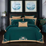 4-piece embroidered bedding set - Julia M LifeStyles
