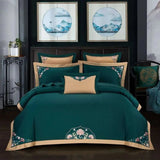 4-piece embroidered bedding set - Julia M LifeStyles