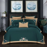 4-piece embroidered bedding set Julia M Home & Kitchen