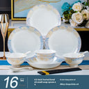 The Dynasty Evening Tableware Set | 16-Piece New Bone China Collection