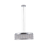 Modern Crystal Ceiling Light – Round Flush Mount Chandelier