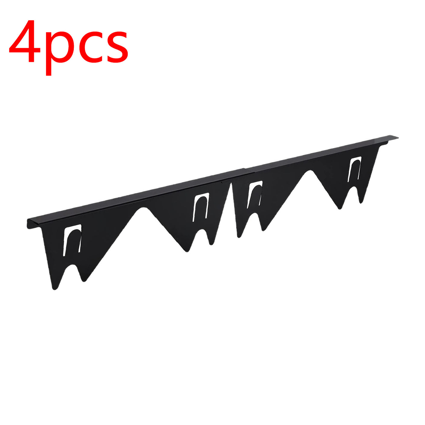 Premium 304 Stainless Steel Retractable Stove Gap Cover – Sleek Black Pair