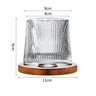 Hand drawn rotating glass cups multiple multi-purpose whiskey glasses rotating glass cups