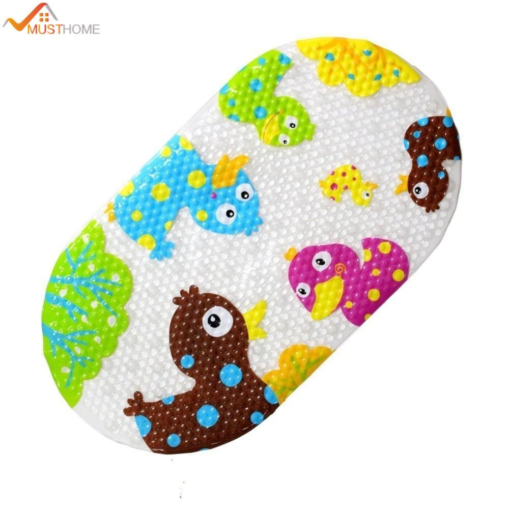 39*69cm  Bathroom Non-slip Mats Thick PVC Shower Toilet Mats  Bath Mat Julia M Home & Kitchen