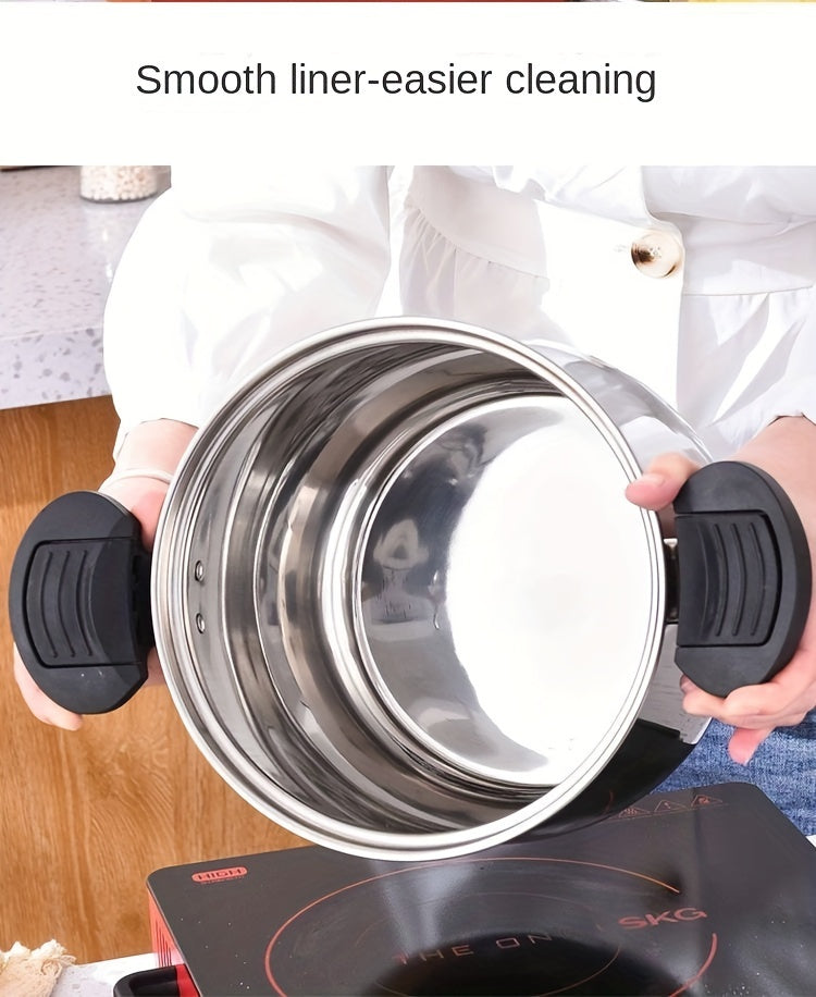 304 Stainless Steel Multi-Functional Non-Stick Pressure Cooker Pot with Lid Julia M LifeStyles