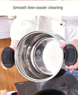 304 Stainless Steel Multi-Functional Non-Stick Pressure Cooker Pot with Lid Julia M LifeStyles