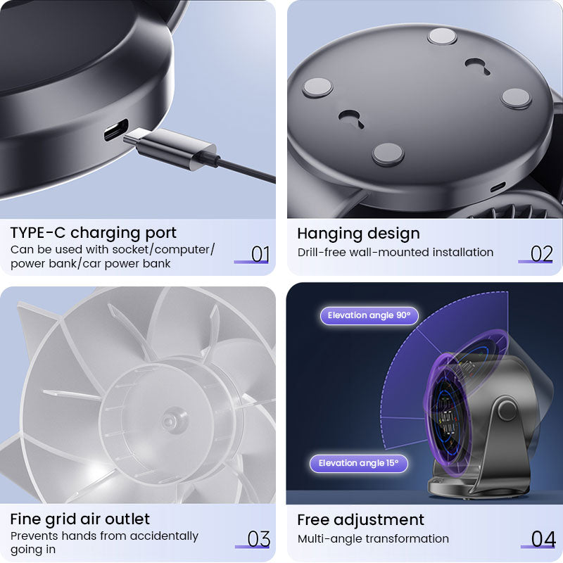 100-Speed High-Speed Circulating Fan