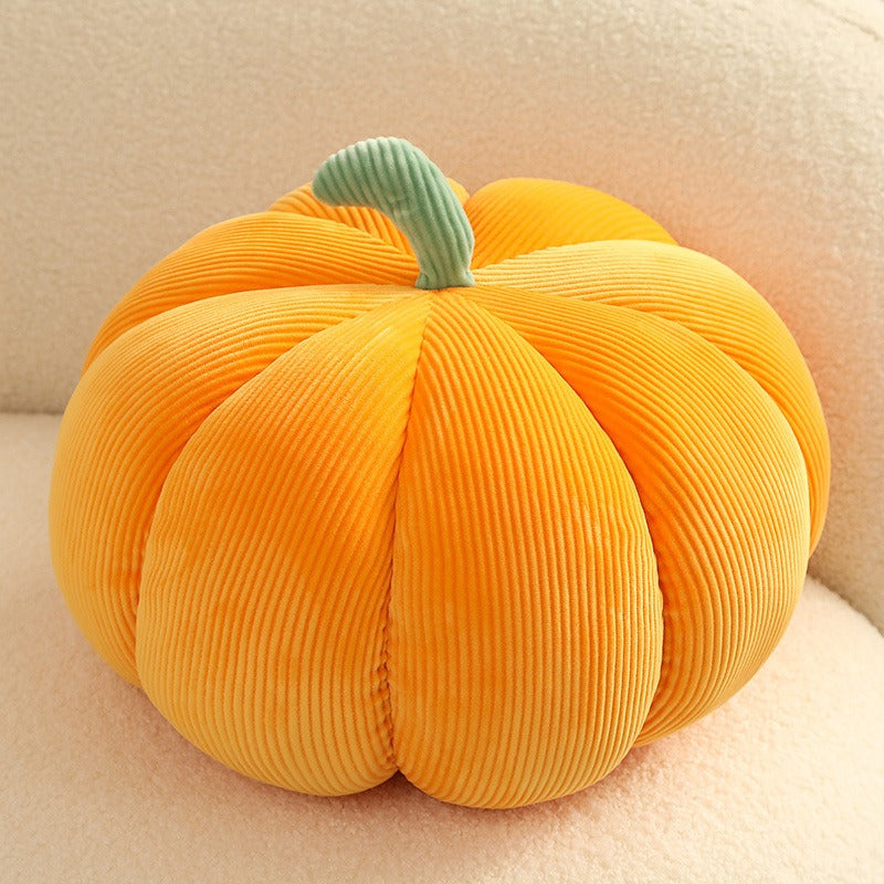 Cute Pumpkin Throw Pillow – Plush Minimalist Sofa & Bedhead Cushion