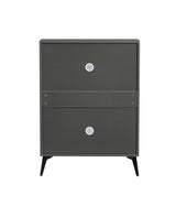Shoe Cabinet , Shoe storage shelves, Grey - Julia M LifeStyles