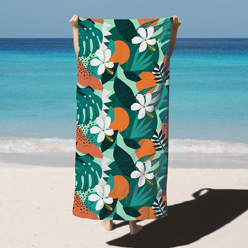Luxury Quick-Dry Microfiber Swim Towel in Vibrant Colors