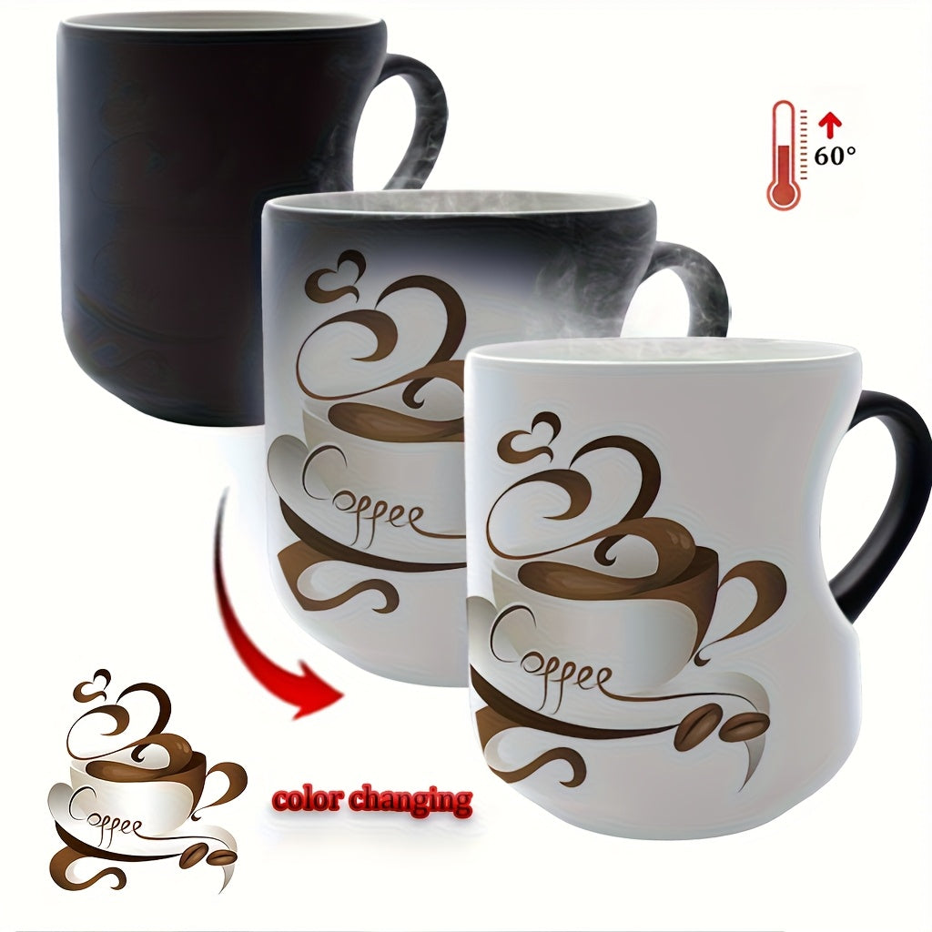 Heart-Shaped Handle Color Changing Ceramic Mug 11Oz Julia M LifeStyles