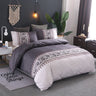 Modern Printed Polyester Duvet Cover Set with Pillowcases