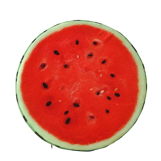 New Cute Creative 3D Summer Fruit PP Cotton Office Chair Back Cushion Sofa Throw Pillow Soft decorative pillows
