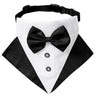 TANPOPO British style wedding suit dog bibs wedding triangle scarf pet scarf